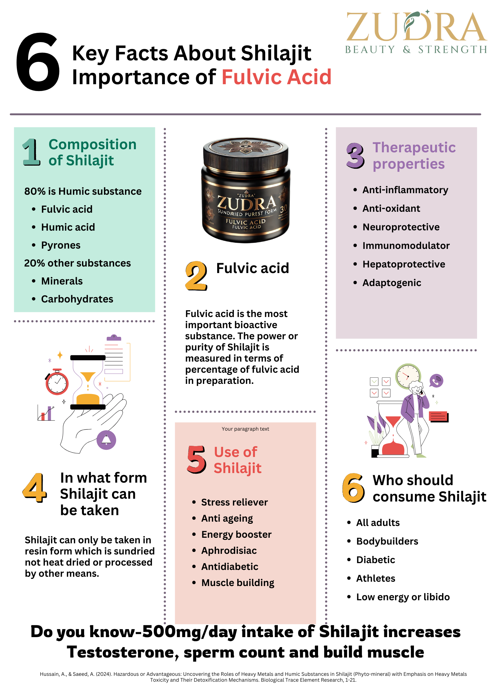 Importance of Fulvic acid in Shilajit